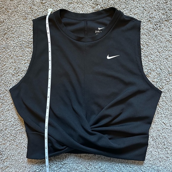 Nike Women’s Black Dri-FIT Twist-Front Sleeveless Top - Picture 8 of 8